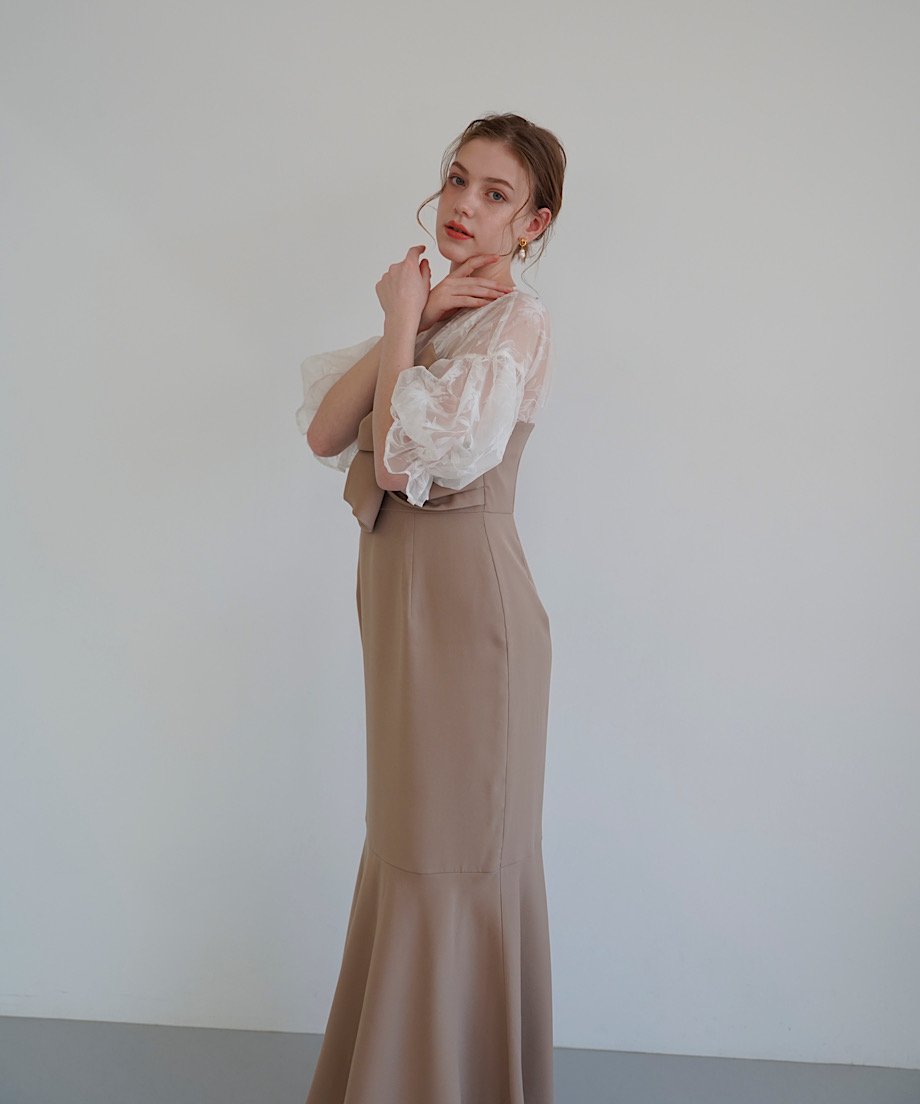sheer puff dress | Acka.| エーシーケーエー|公式オンライン sheer puff dress | Acka.| エーシーケーエー|公式オンライン