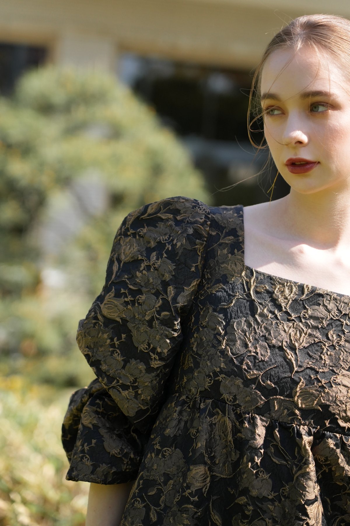 jacquard volume dress | Acka.| エーシーケーエー|公式 jacquard volume dress | Acka.| エーシーケーエー|公式