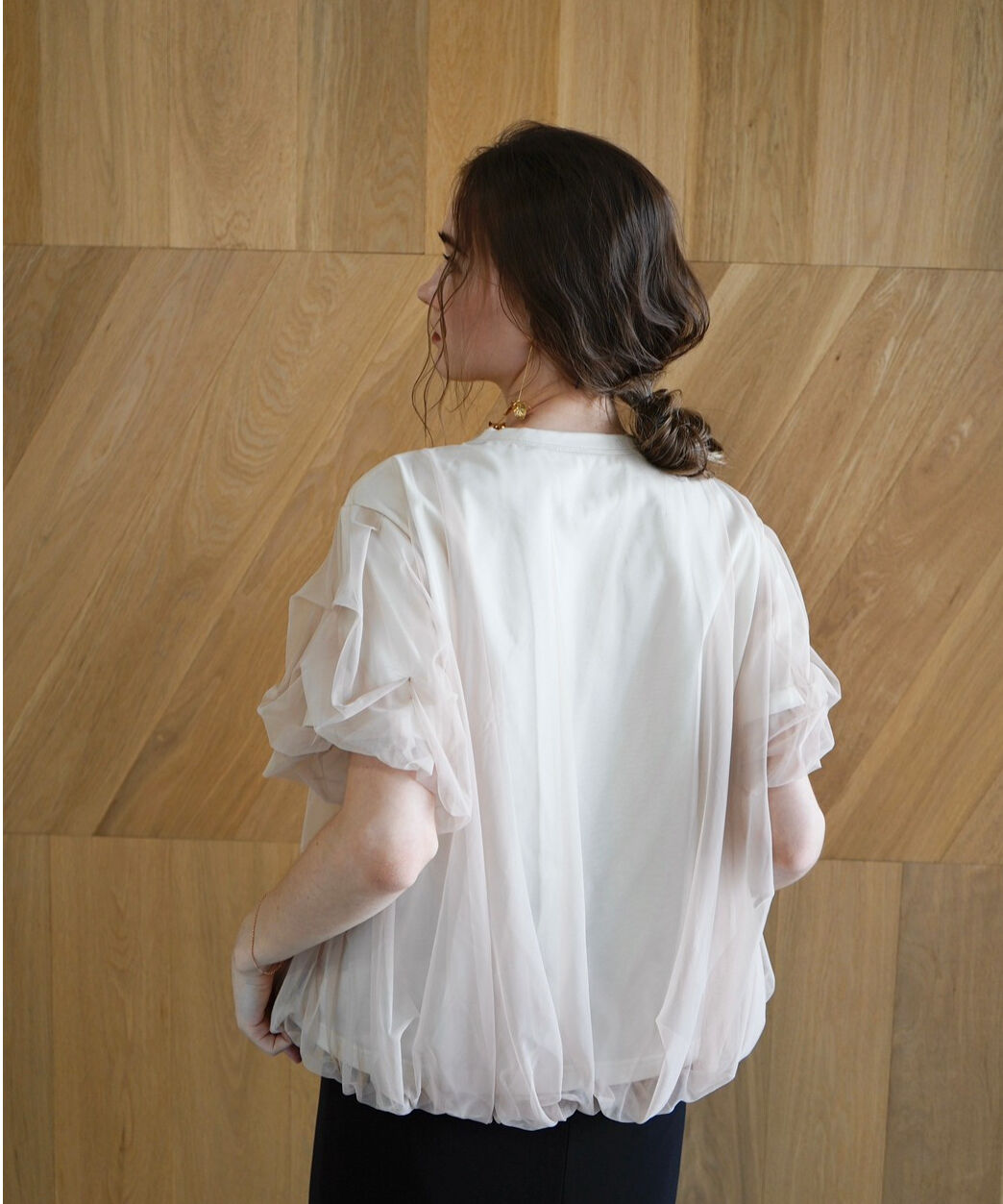 tulle volume tee | Acka.｜ エーシーケーエー｜公式オンラインストア