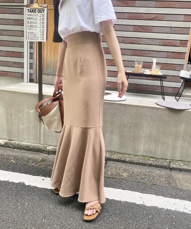 1番のpoint✨【acka】mermaid skirt（camel） サイズ1