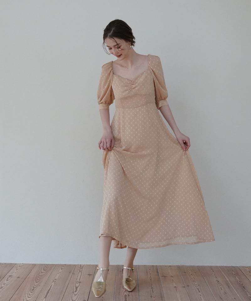 sheer dot puff one-piece | Acka.｜ エーシーケーエー｜公式オン 