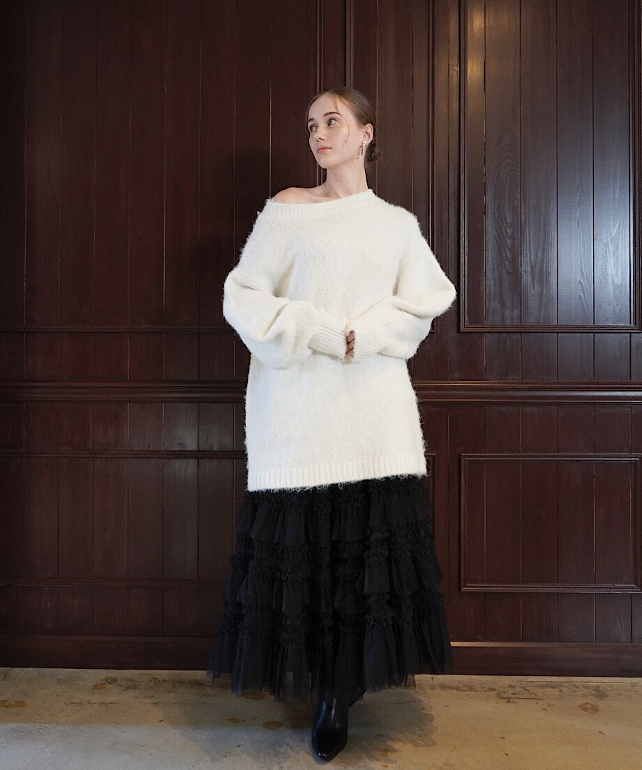 tulle long skirt | Acka.| エーシーケーエー|公式オンライン tulle long skirt | Acka.| エーシーケーエー|公式オンライン