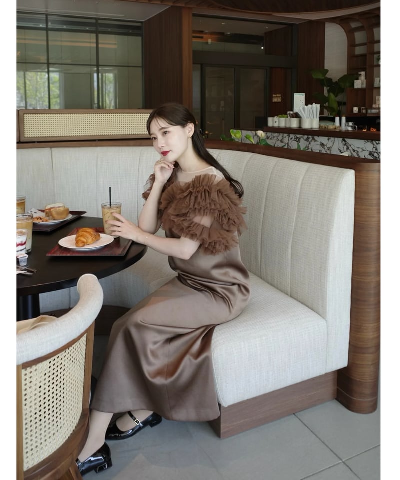 volume tulle dress | Acka.| エーシーケーエー|公式 volume tulle dress | Acka.| エーシーケーエー|公式