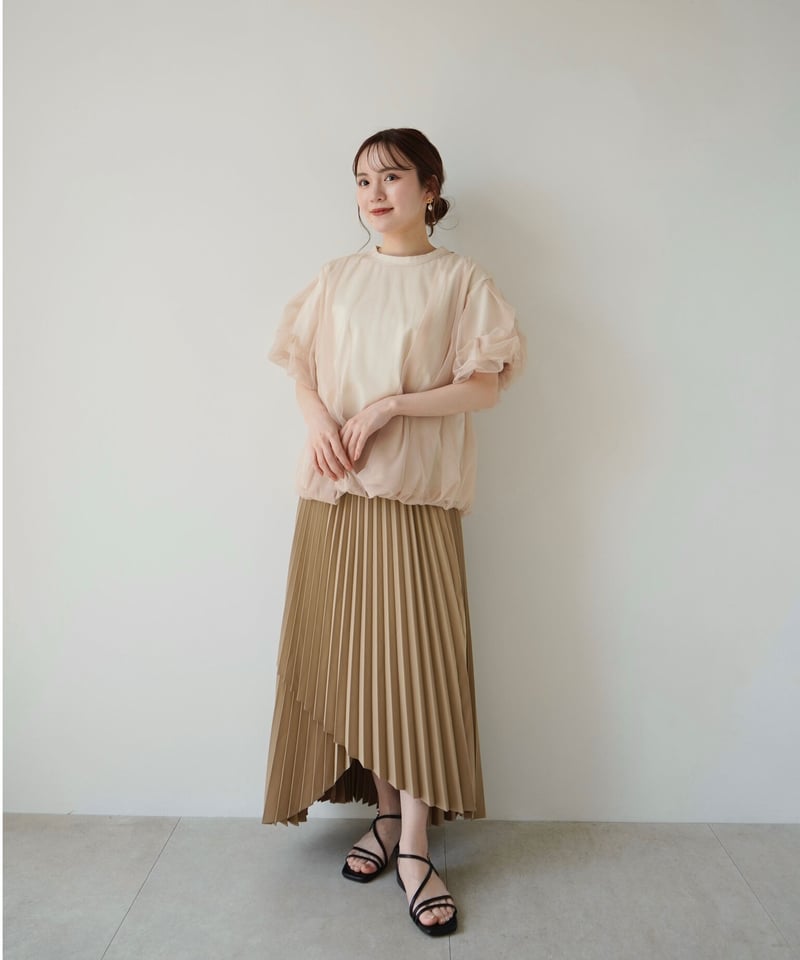 tulle volume tee | Acka.｜ エーシーケーエー｜公式オンラインストア