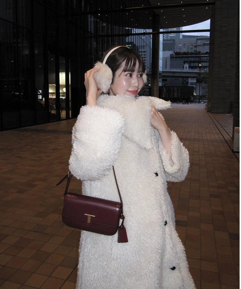 layered collar boa coat | Acka.| エーシーケーエー|公式オン layered collar boa coat | Acka.| エーシーケーエー|公式オン