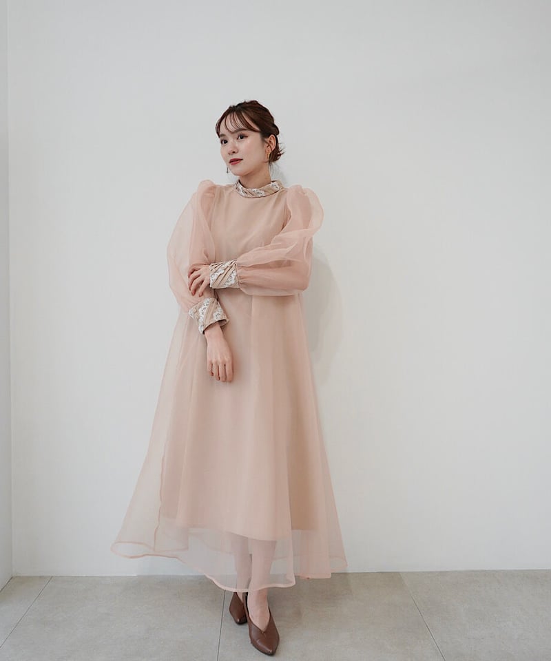 sheer over one-piece（light beige） | 【Acka.】エーシー...