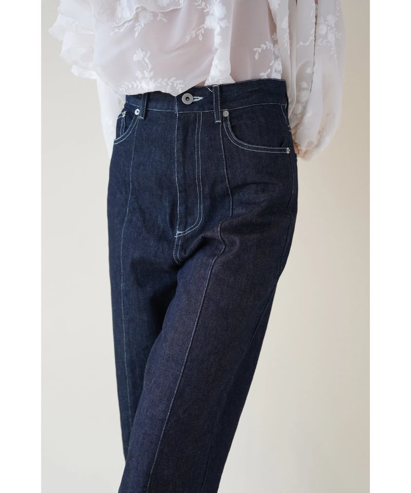 center line denim pants | Acka.｜ エーシーケーエー｜公式オンラ