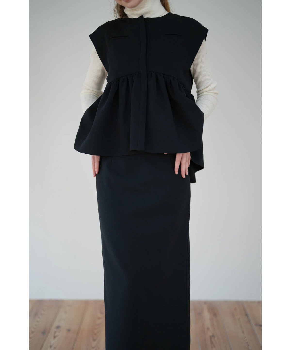 georgette pencil skirt | Acka.｜ エーシーケーエー｜公式オンライ