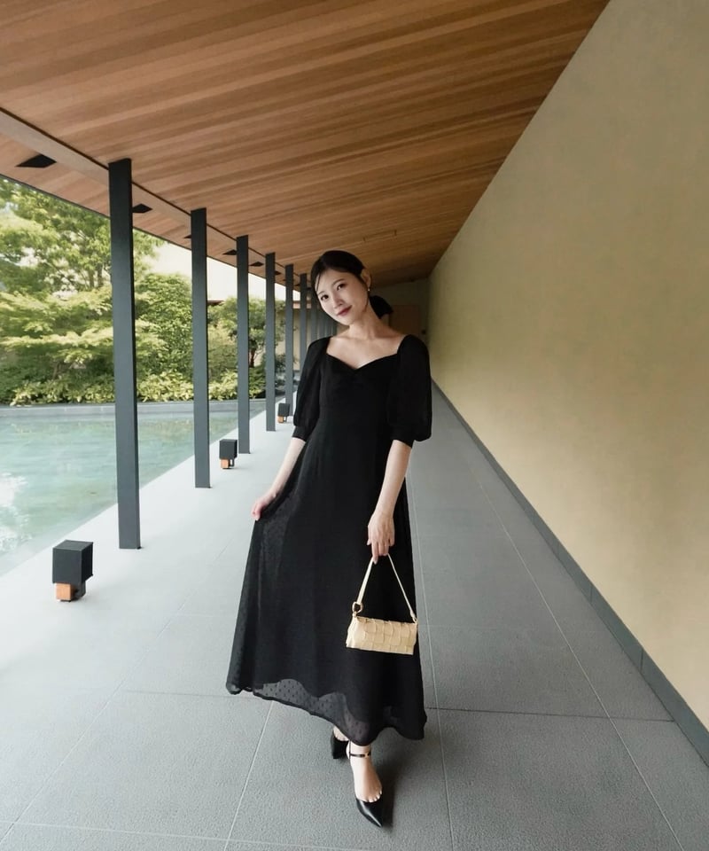 sheer dot puff one-piece | Acka.| エーシーケーエー|公式オン sheer dot puff one-piece | Acka.| エーシーケーエー|公式オン