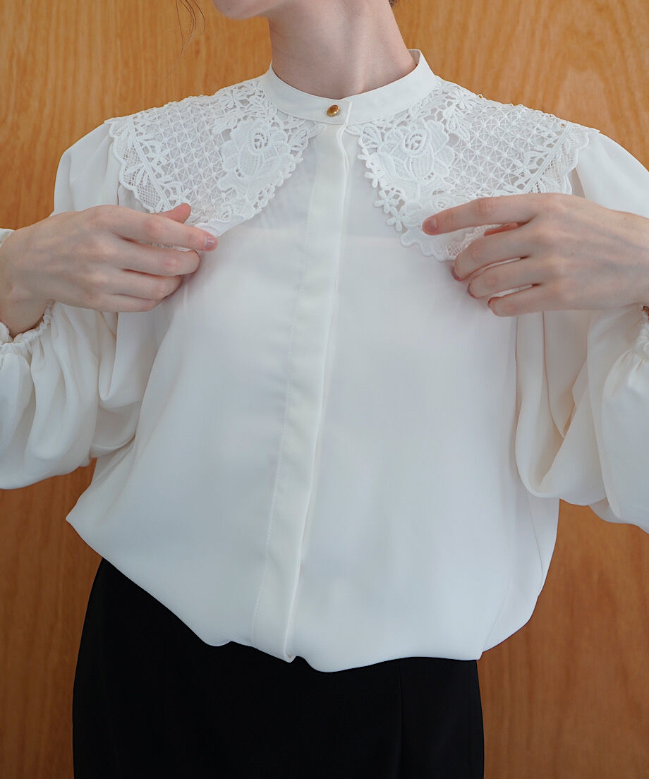 classic lace blouse | 【Acka.】エーシーケーエー｜公式オンラインストア