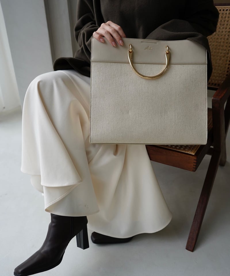 bi-color canvas bag | 【Acka.】エーシーケーエー｜公式オンラインストア