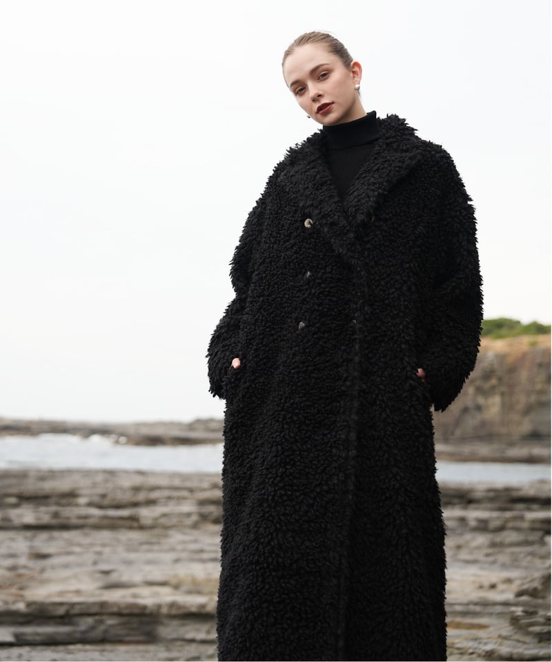 poodle boa long coat | Acka.| エーシーケーエー|公式 poodle boa long coat | Acka.| エーシーケーエー|公式