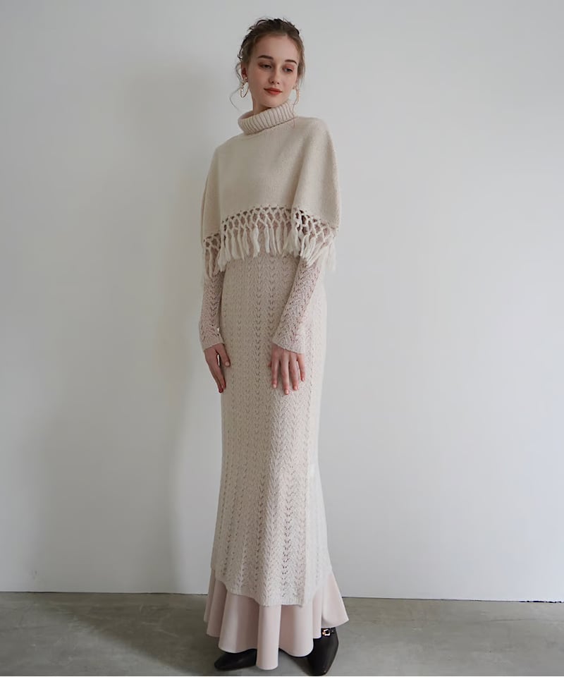 cape ami knit one-piece | Acka.| エーシーケーエー|公式 cape ami knit one-piece | Acka.| エーシーケーエー|公式