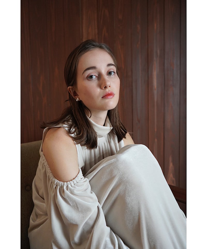 velour long dress | Acka.｜ エーシーケーエー｜公式オンラインストア 