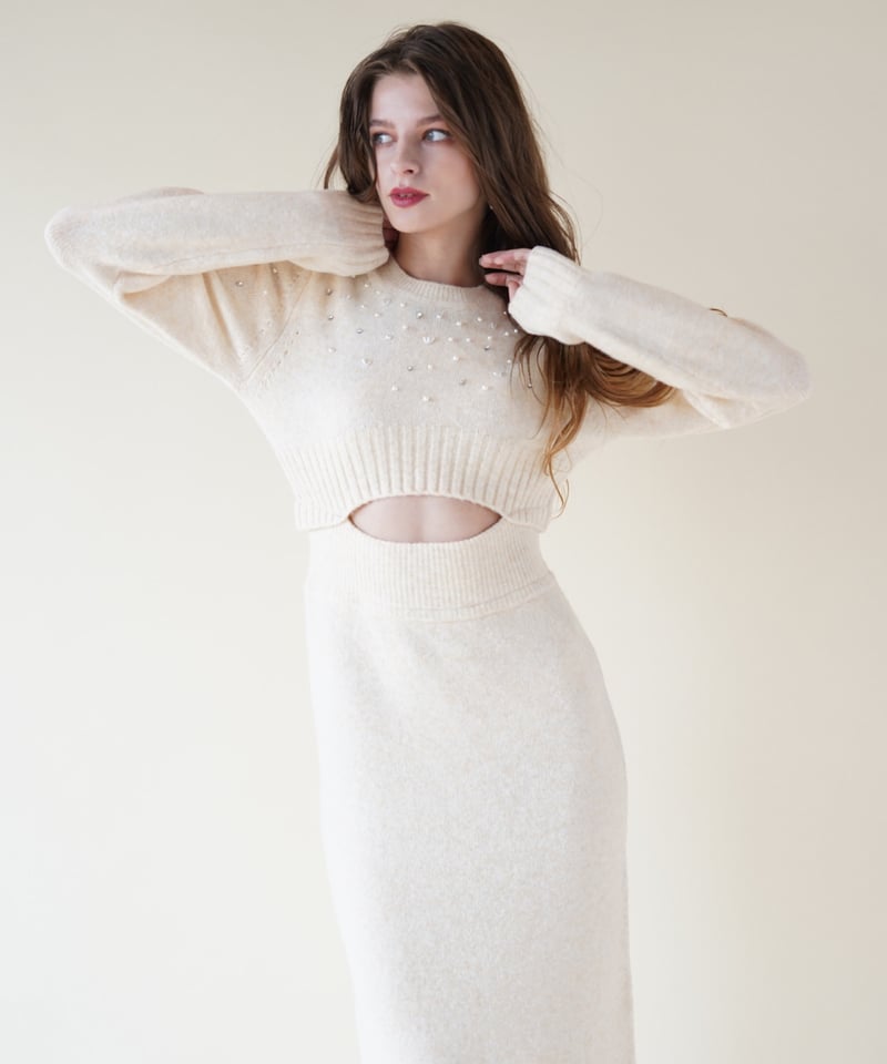 waist open knit one-piece | Acka.｜ エーシーケーエー｜公式オ