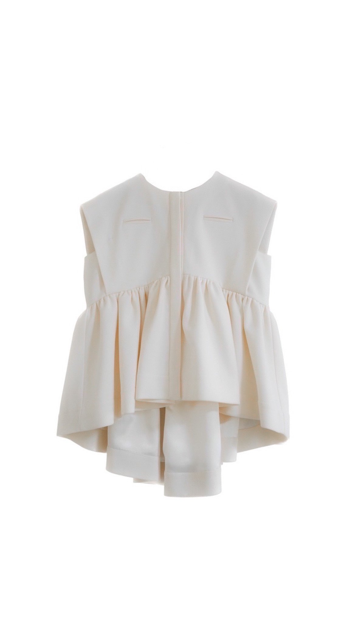 georgette peplum tops | Acka.｜ エーシーケーエー｜公式オンラインストア