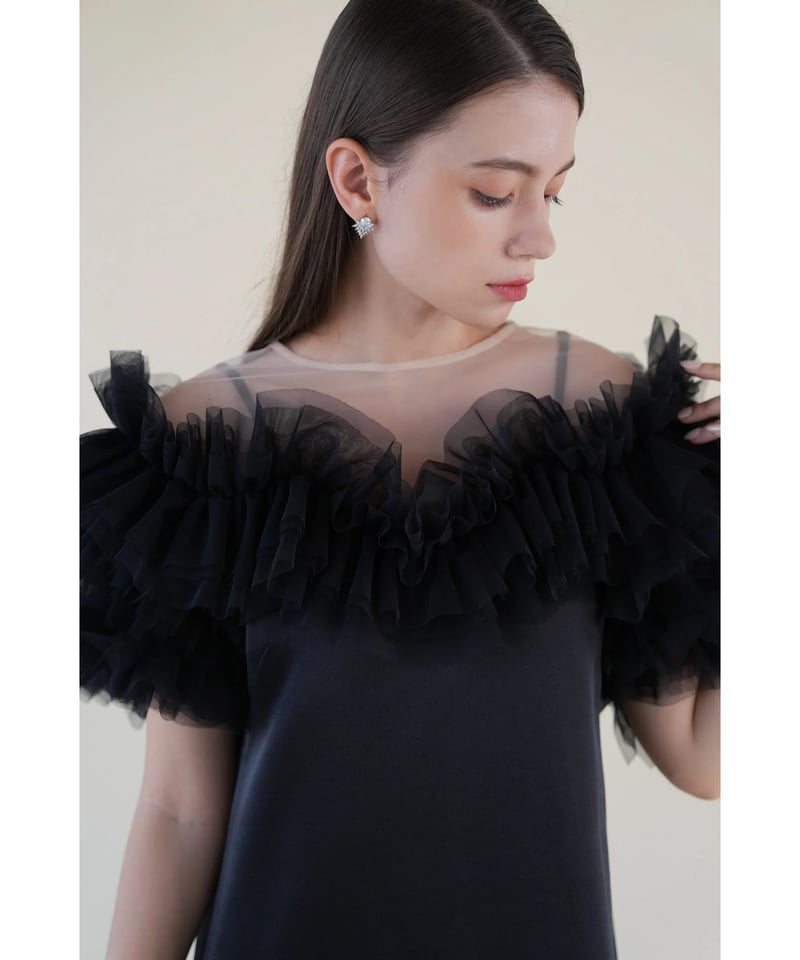 volume tulle dress | Acka.| エーシーケーエー|公式 volume tulle dress | Acka.| エーシーケーエー|公式