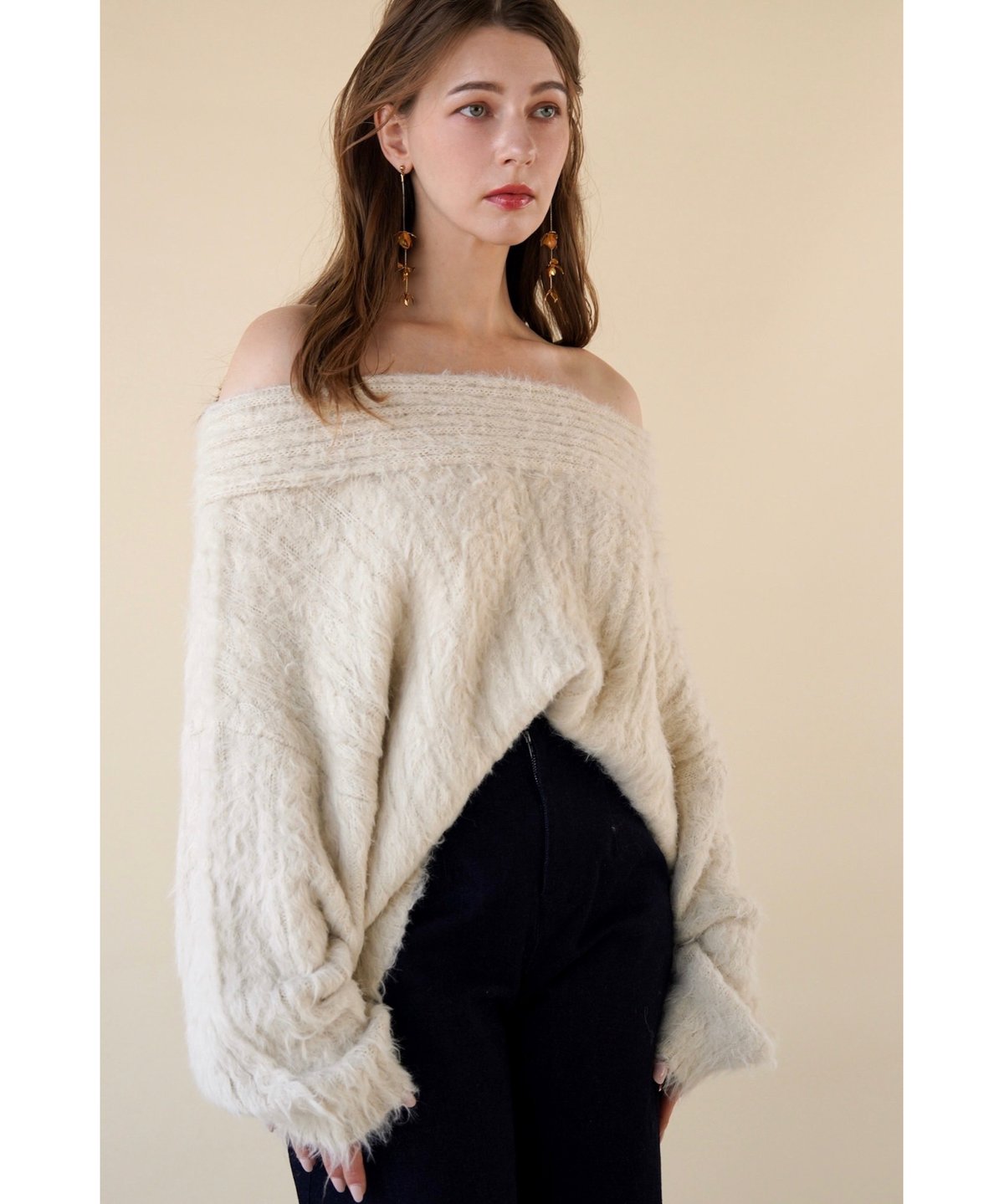 off shoulder knit | Acka.｜ エーシーケーエー｜公式オンラインストア 