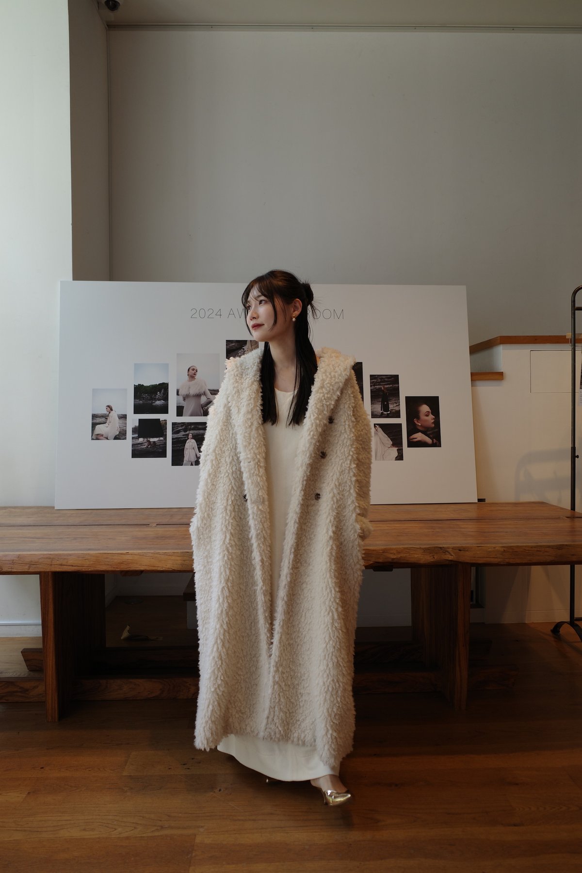 acka poodle boa long coat サイズ1 poodle boa long coat | Acka.｜ エーシーケーエー｜公式