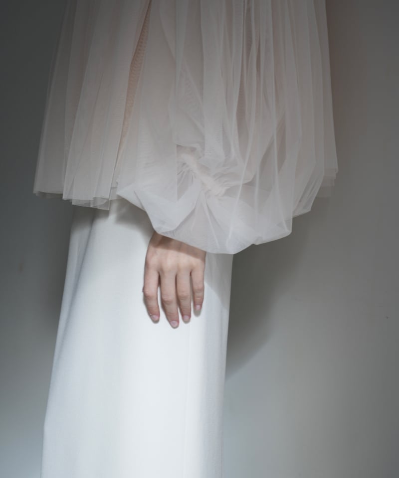 tulle shirring blouse | Acka.| エーシーケーエー|公式 tulle shirring blouse | Acka.| エーシーケーエー|公式