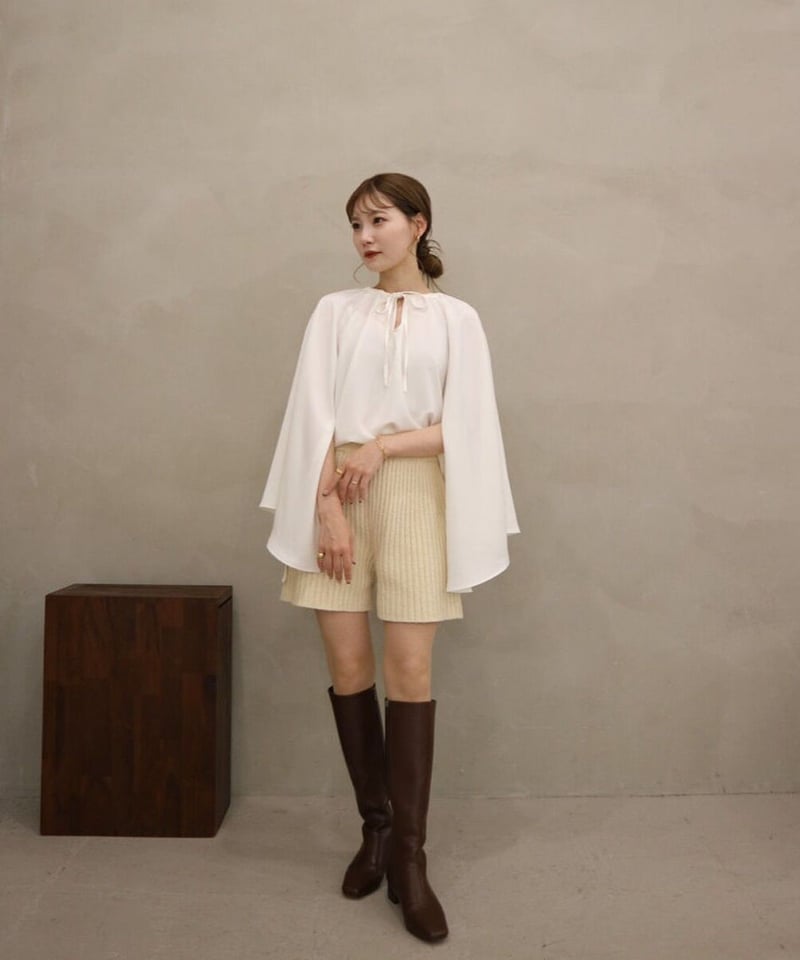 flare slit blouse ( white ) | 【Acka.】エーシーケーエー｜公