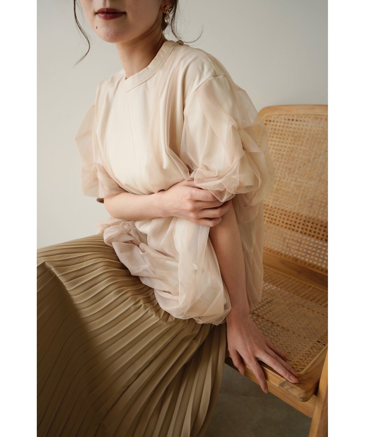 tulle volume tee | Acka.｜ エーシーケーエー｜公式オンラインストア