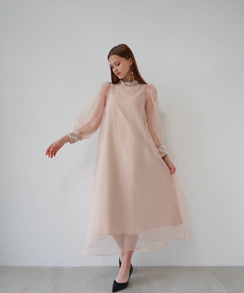 sheer over one-piece（light beige） | 【Acka.】エーシー...