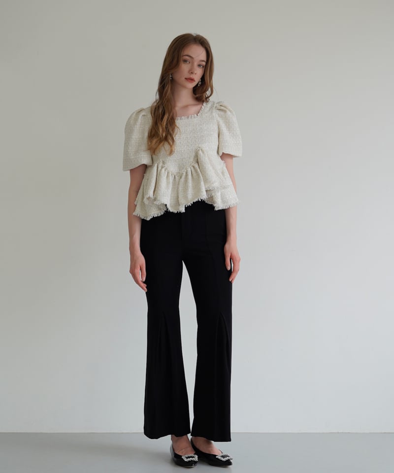 tweed peplum tops | Acka.| エーシーケーエー|公式オンライン tweed peplum tops | Acka.| エーシーケーエー|公式オンライン