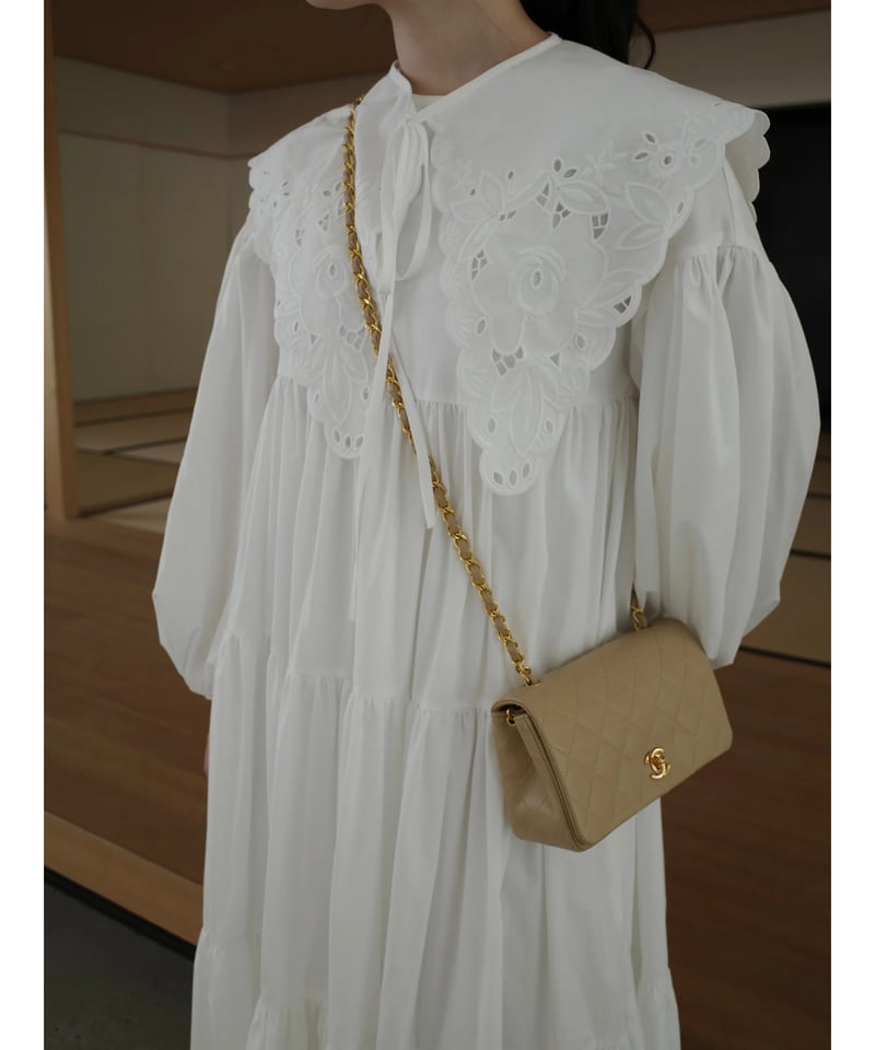 lace collar shirt dress | Acka.| エーシーケーエー|公式 lace collar shirt dress | Acka.| エーシーケーエー|公式