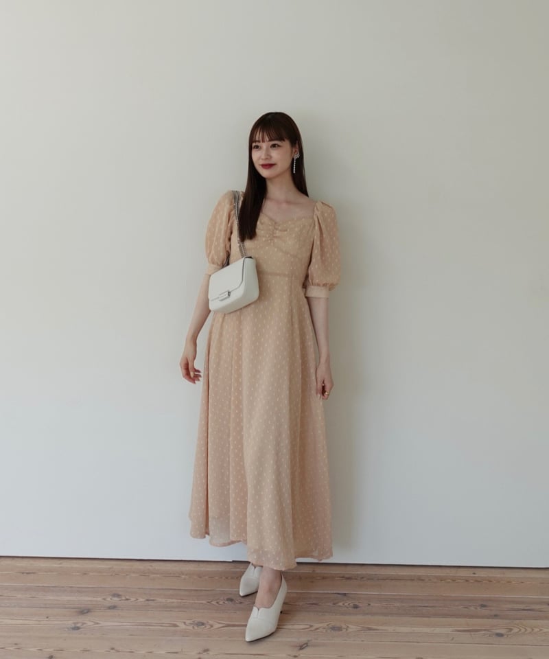 sheer dot puff one-piece | Acka.| エーシーケーエー|公式オン sheer dot puff one-piece | Acka.| エーシーケーエー|公式オン