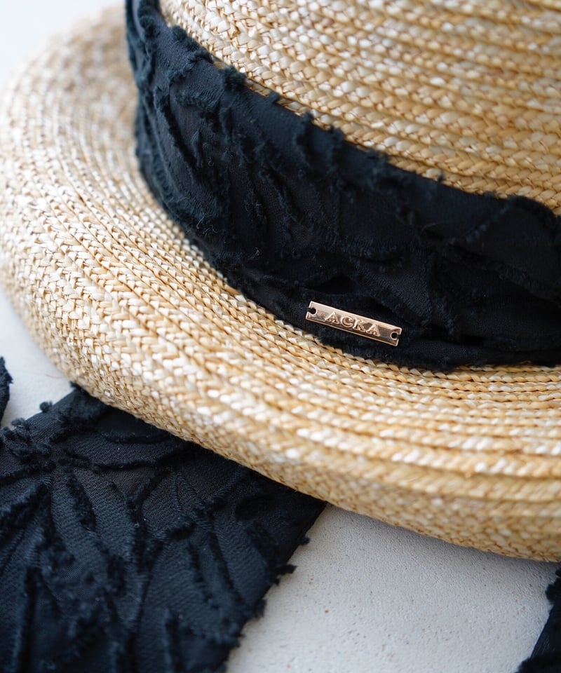 CA4LA × Acka 】scarf straw hat | 【Acka.】エーシーケー...