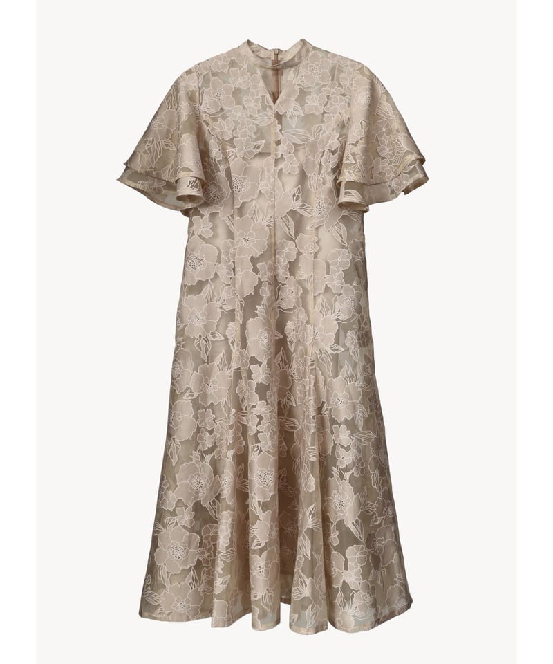 acka】all sheer flower dress サイズ2
