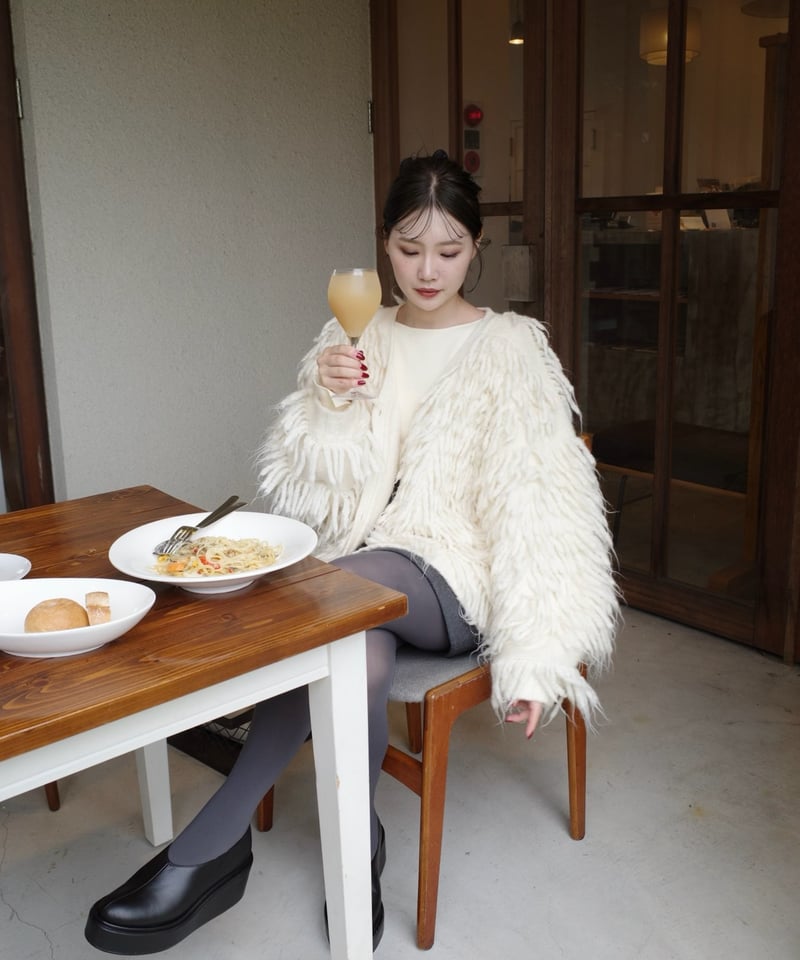 fringe volume cardigan | Acka.| エーシーケーエー|公式 fringe volume cardigan | Acka.| エーシーケーエー|公式