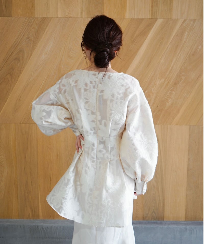 jacquard mini dress(white) | 【Acka.】エーシーケーエー|公式...