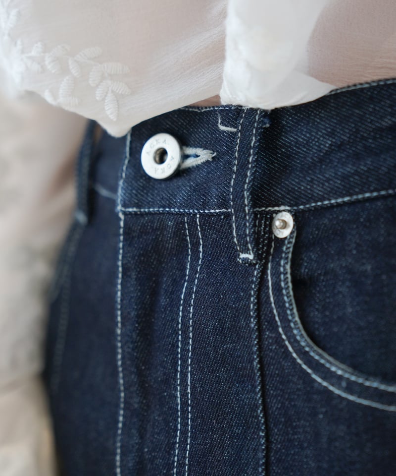 center line denim pants | Acka.｜ エーシーケーエー｜公式オンラ