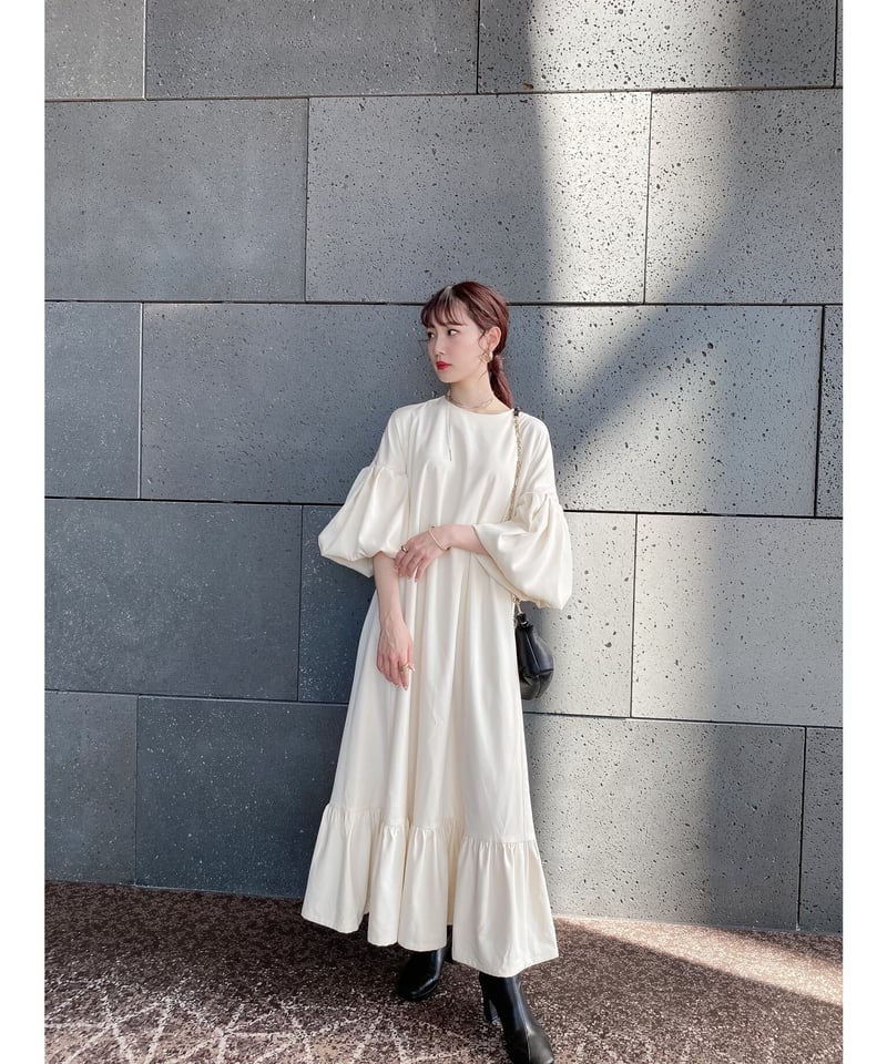 balloon sleeve one-piece | Acka.｜ エーシーケーエー｜公式オン