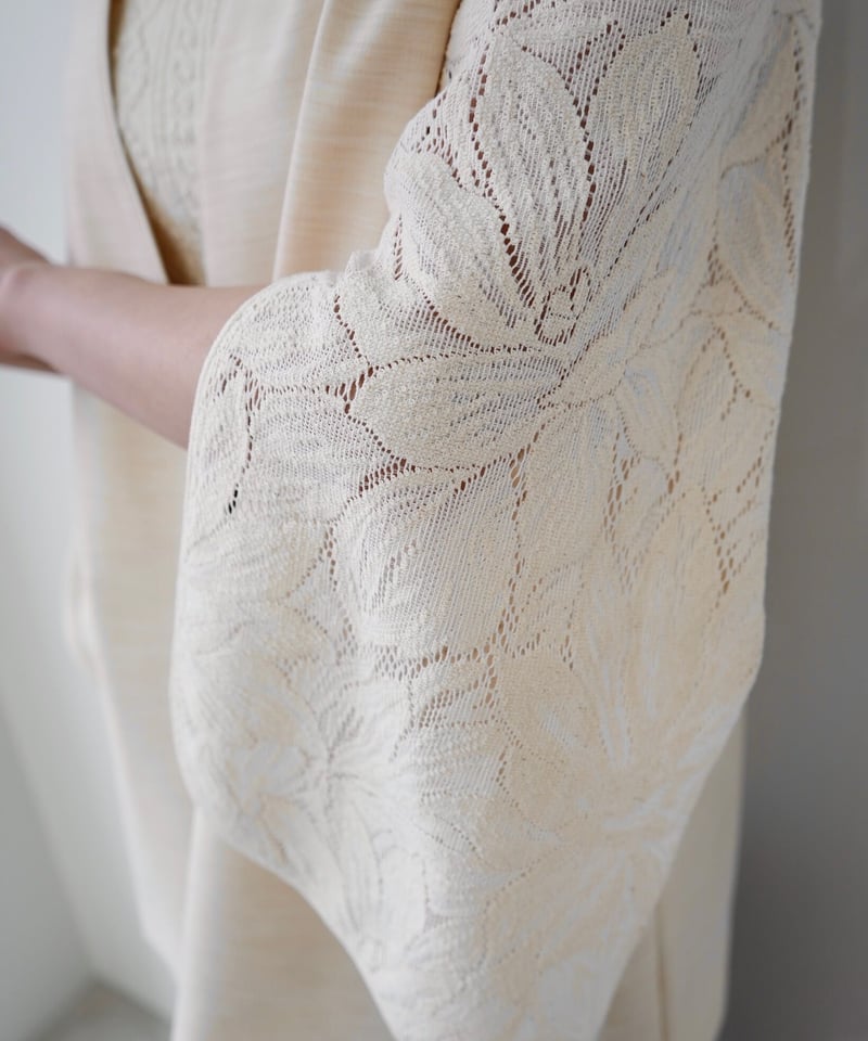 lace sleeve jacket（ivory） | 【Acka.】エーシーケーエー｜公式オ...