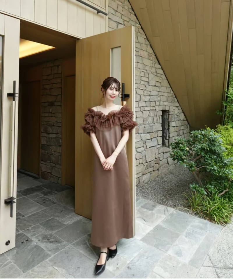 volume tulle dress | Acka.| エーシーケーエー|公式 volume tulle dress | Acka.| エーシーケーエー|公式