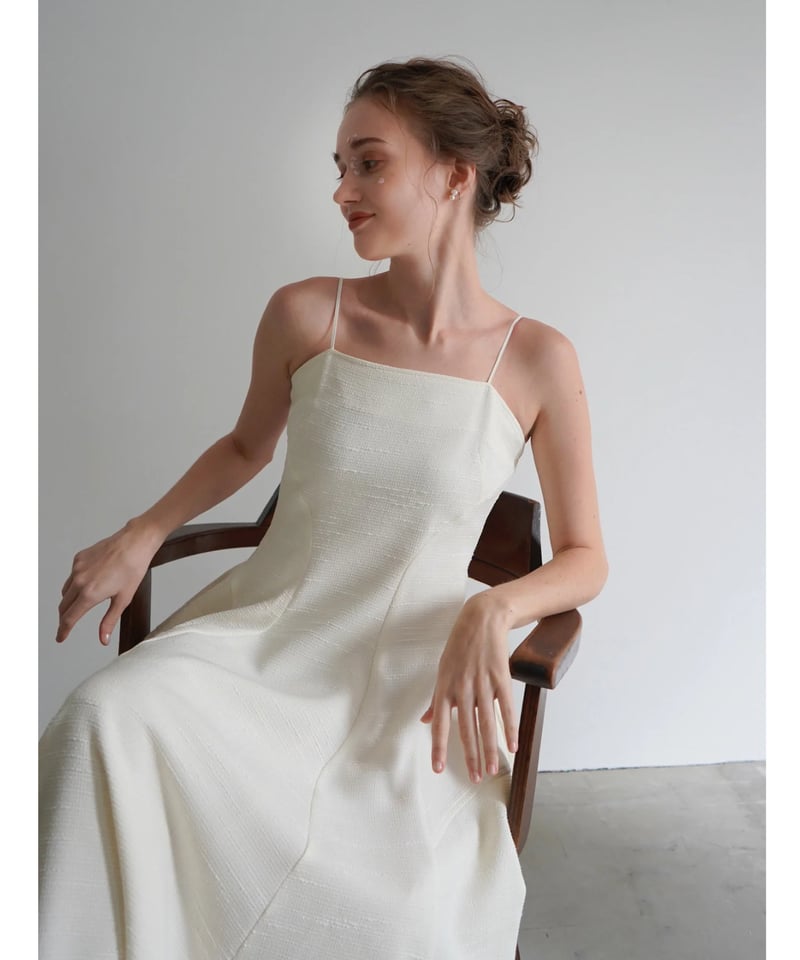 Acka. lame camisole dress
