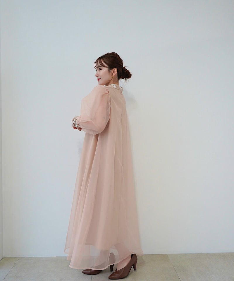 sheer over one-piece(light beige) | 【Acka.】エーシー...