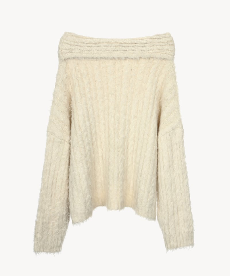 acka off shoulder knit オフショル acka off shoulder knit オフショル