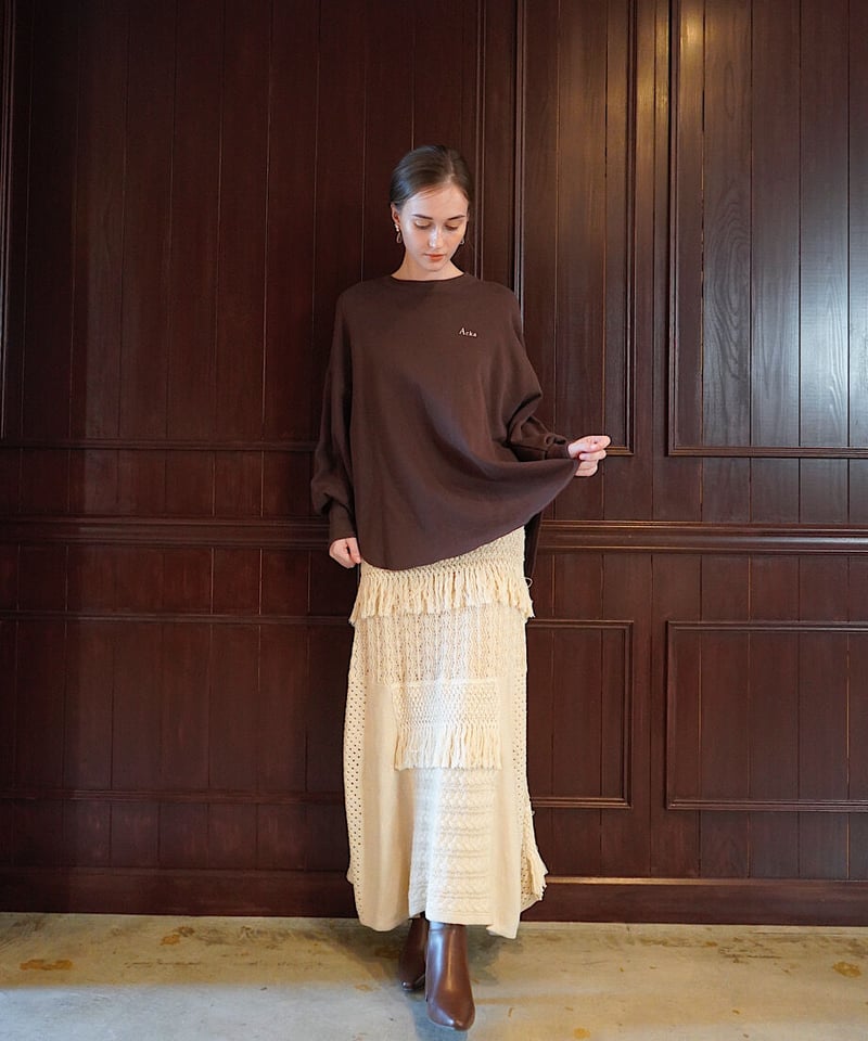 patchwork knit skirt | 【Acka.】エーシーケーエー｜公式オンラインストア