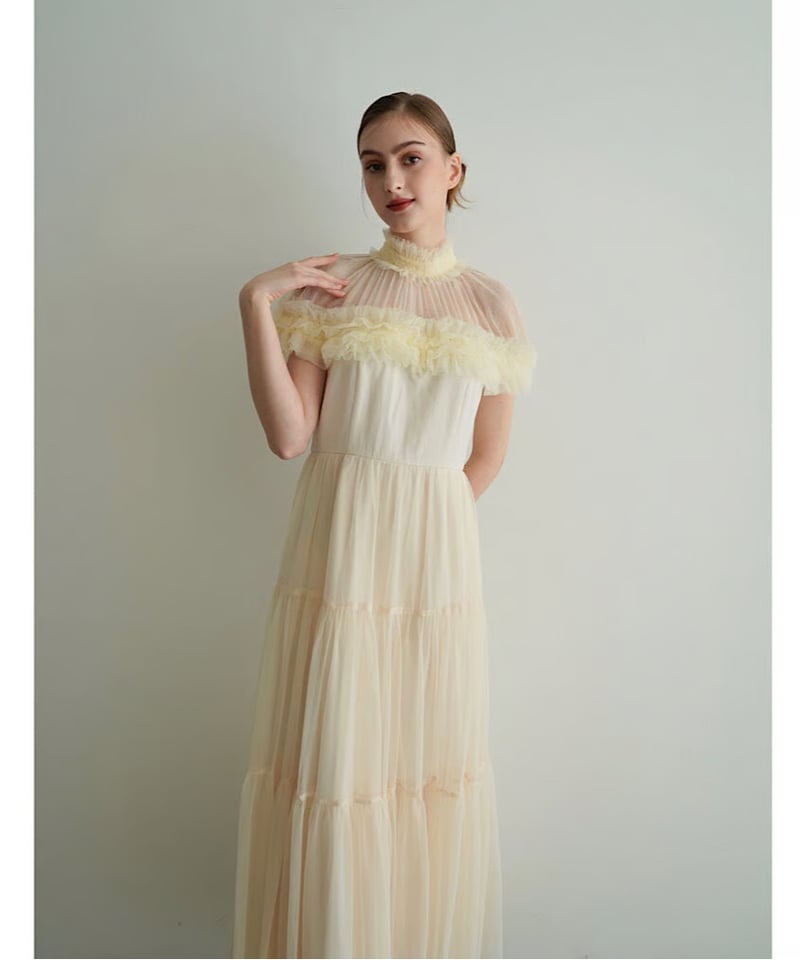 sheer shoulder dress | Acka.| エーシーケーエー|公式 sheer shoulder dress | Acka.| エーシーケーエー|公式
