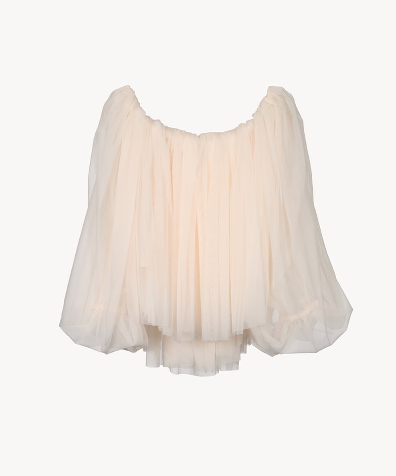 tulle shirring blouse | Acka.| エーシーケーエー|公式 tulle shirring blouse | Acka.| エーシーケーエー|公式