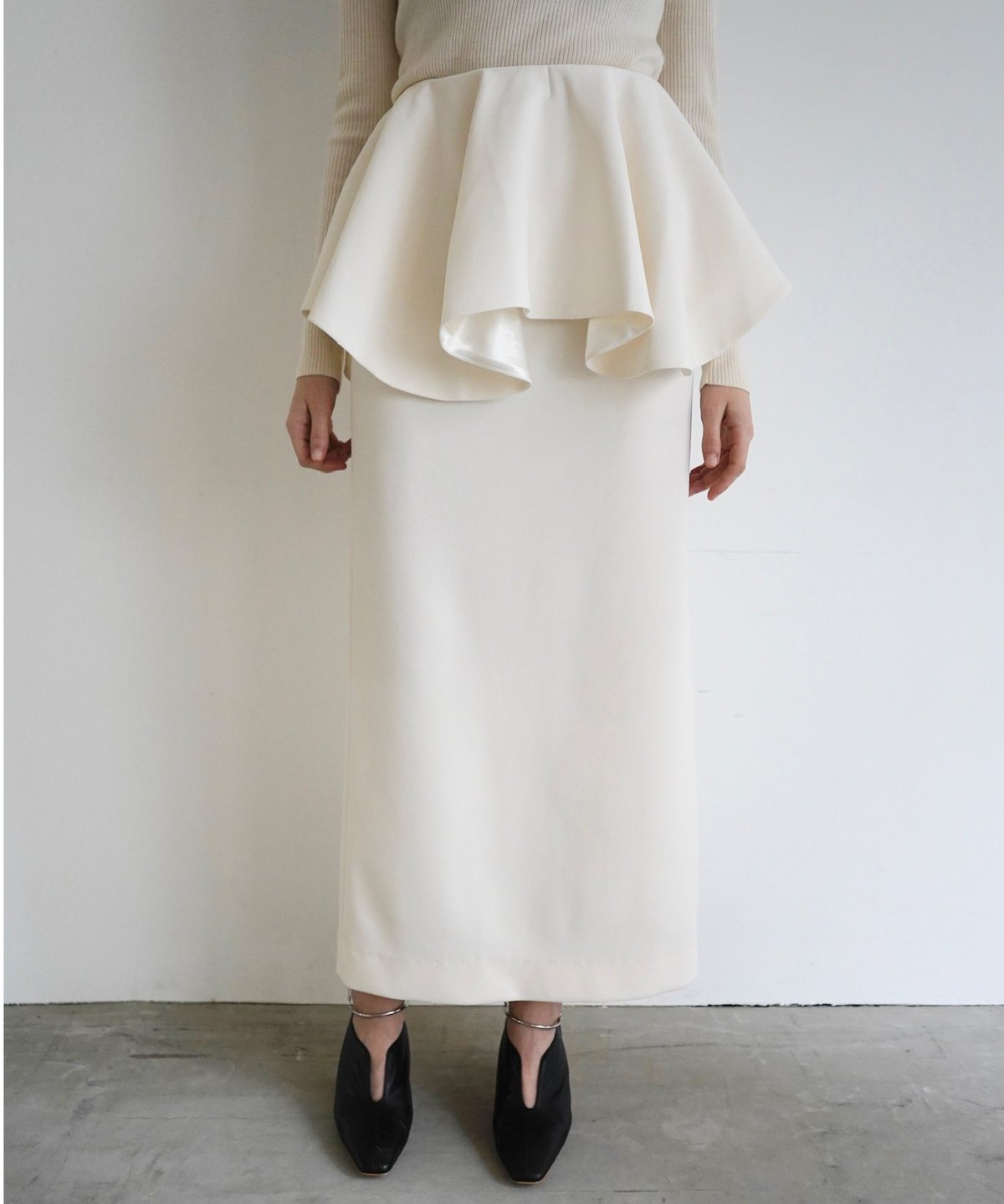 georgette pencil skirt | Acka.｜ エーシーケーエー｜公式オンライ