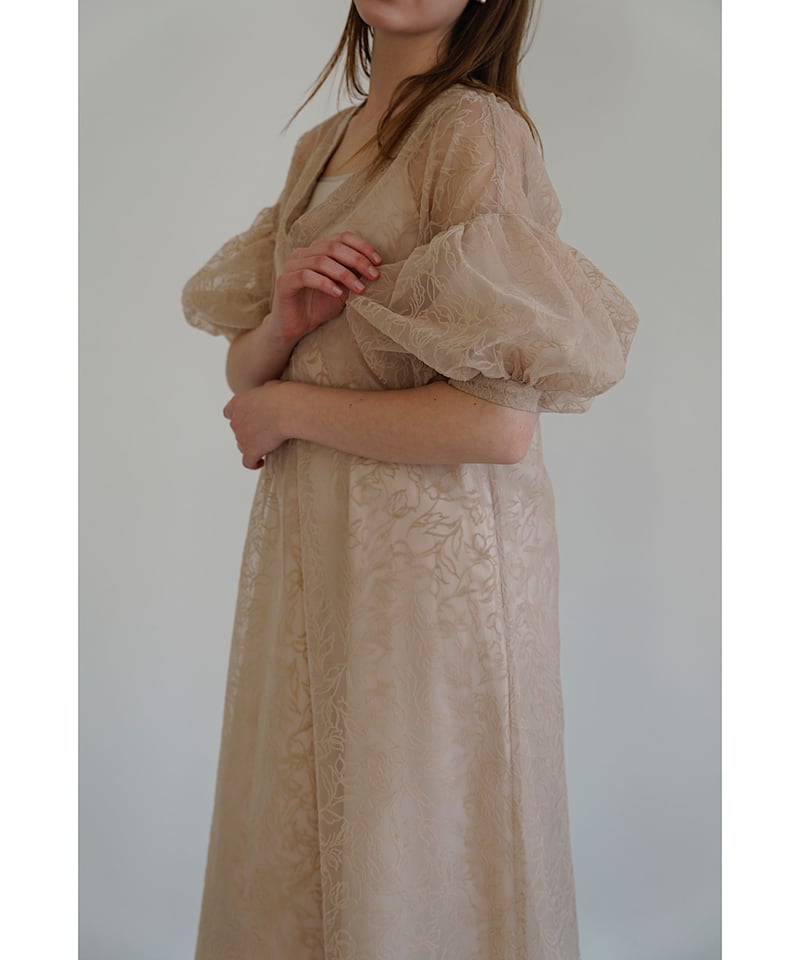 sheer loose one-piece ( beige ) | 【Acka.】エーシーケー...