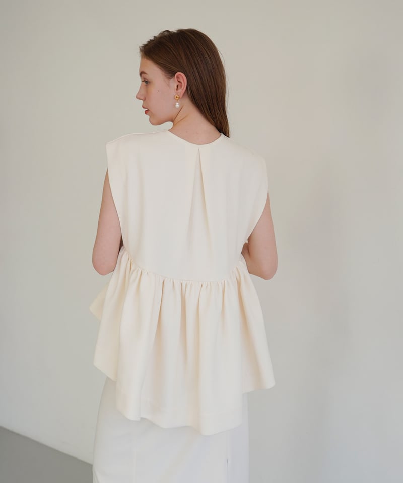 georgette peplum tops | Acka.｜ エーシーケーエー｜公式オンラインストア