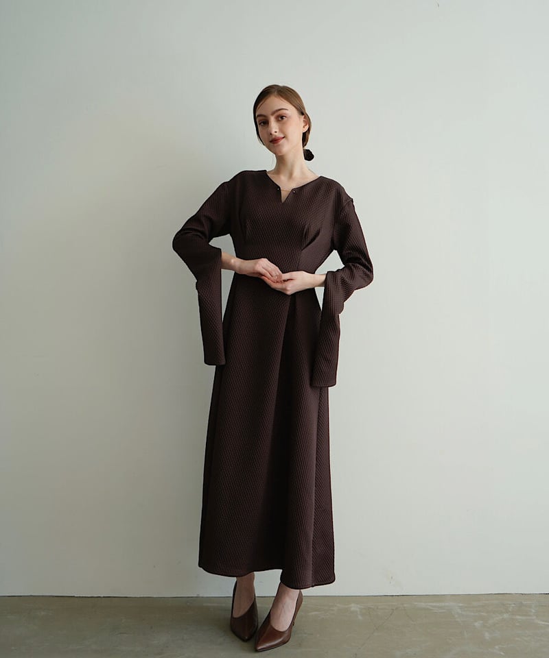 arm slit one-piece（brown） | 【Acka.】エーシーケーエー｜公式オ...