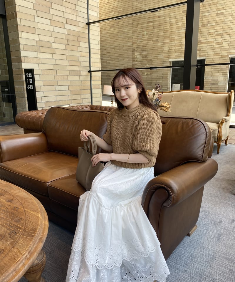 cotton lace skirt(white) | 【Acka.】エーシーケーエー|公式オン...