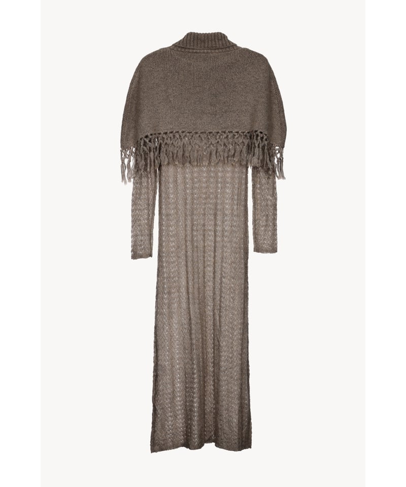cape ami knit one-piece | Acka.｜ エーシーケーエー｜公式オンラ